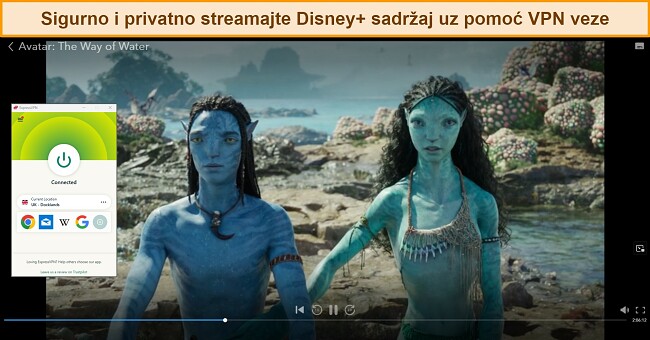 Vodič za gledanje Disney Plusa s VPN-om - vodič za gledanje Disney Plusa - Avatar streaming na Disney Plusu - ExpressVPN UK server